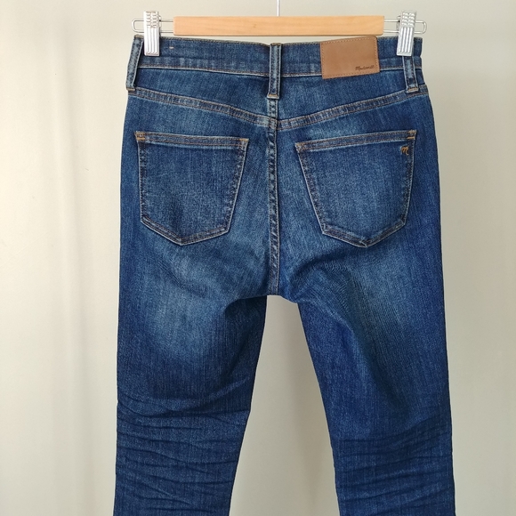 Madewell 9" High Riser Skinny Jeans Dayton Wash Size 24 - Picture 8 of 14